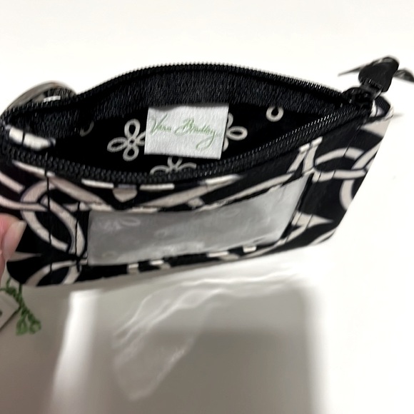🖤NWT NEW Vera Bradley Zip Card Case Wristlet Wallet Concerto B&W Design Style🖤 - Picture 6 of 10
